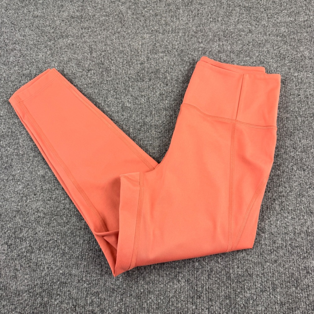 Girlfriend Collective Leggings Womens Small Coral High Rise Compressive